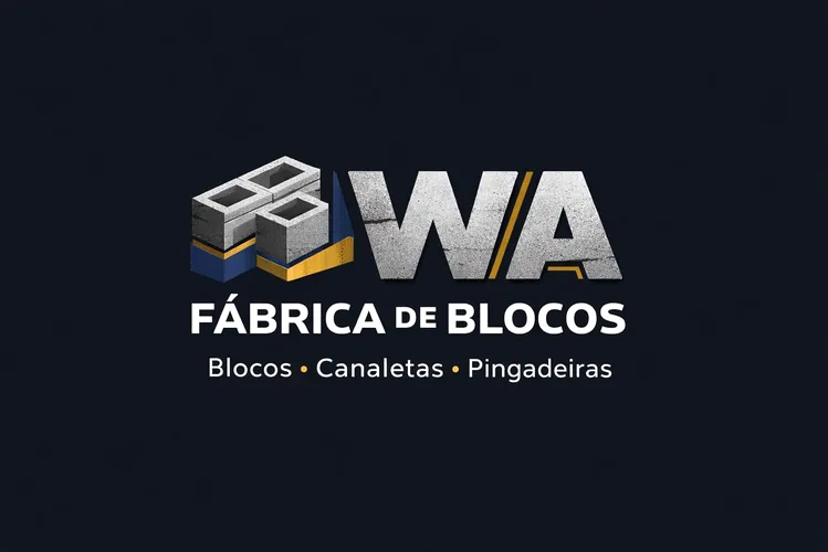 Logo WA Fábrica de Blocos